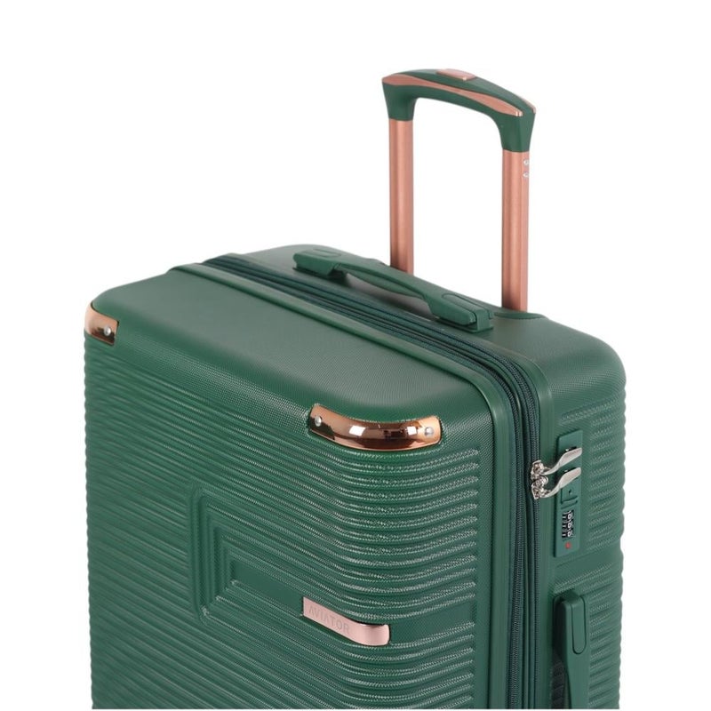 أفياتور شنط سفر  دبش عروسة - مكون من 4قطع ويشمل حقيبتين يد - بكفرات دبل وقفل رقمي ثابت -  ماركة / AVIATOR - Image 3